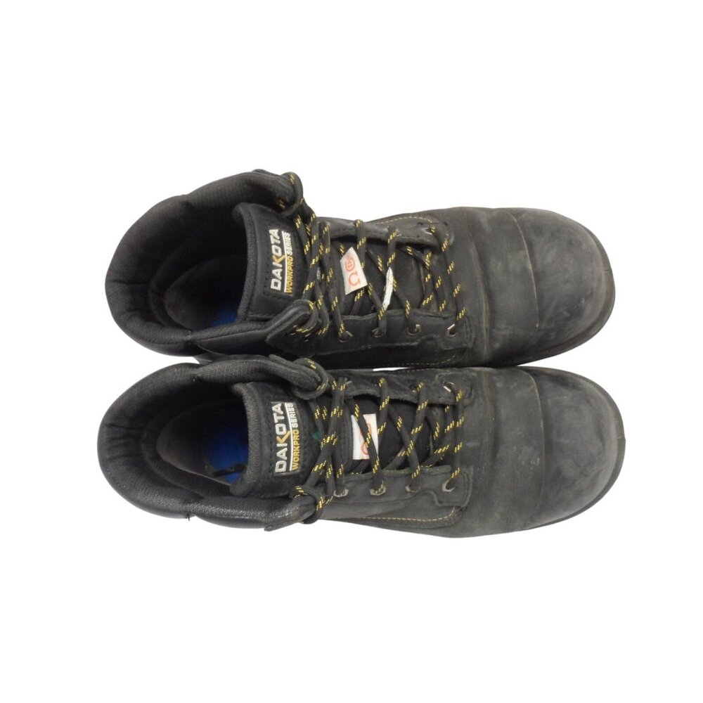 Dakota Men's 6'' 877 Steel Toe Steel Plate Work Boots Black Size 11M - Picture 4 of 9